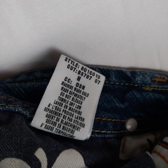 Lucky Brand Wonder Jeans Womens 6/28 Low Rise Bootcut 28x32 Y2K Stretch Blue - Picture 11 of 13